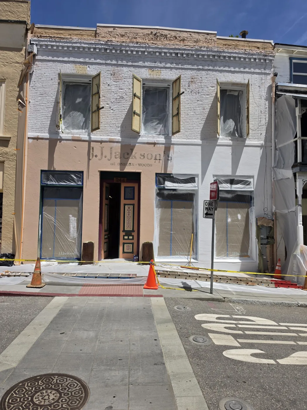 Facade preparation — Cityscape Painting project collection