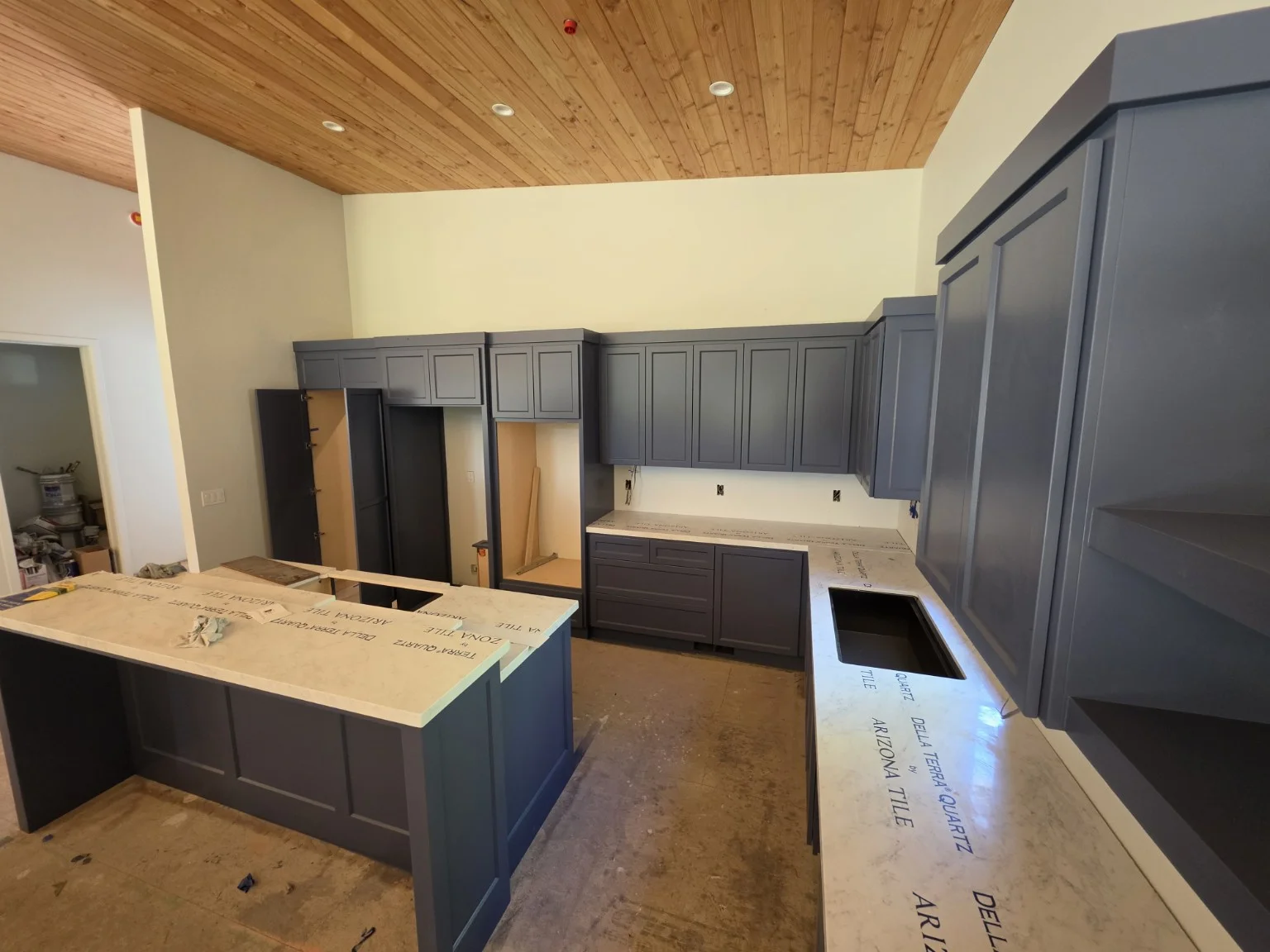 Kitchen island & cabinetry — Cityscape Painting project collection