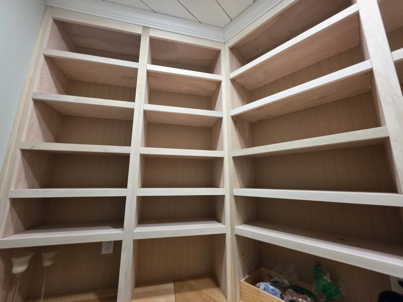 Pantry corner shelving — Cityscape Painting project collection